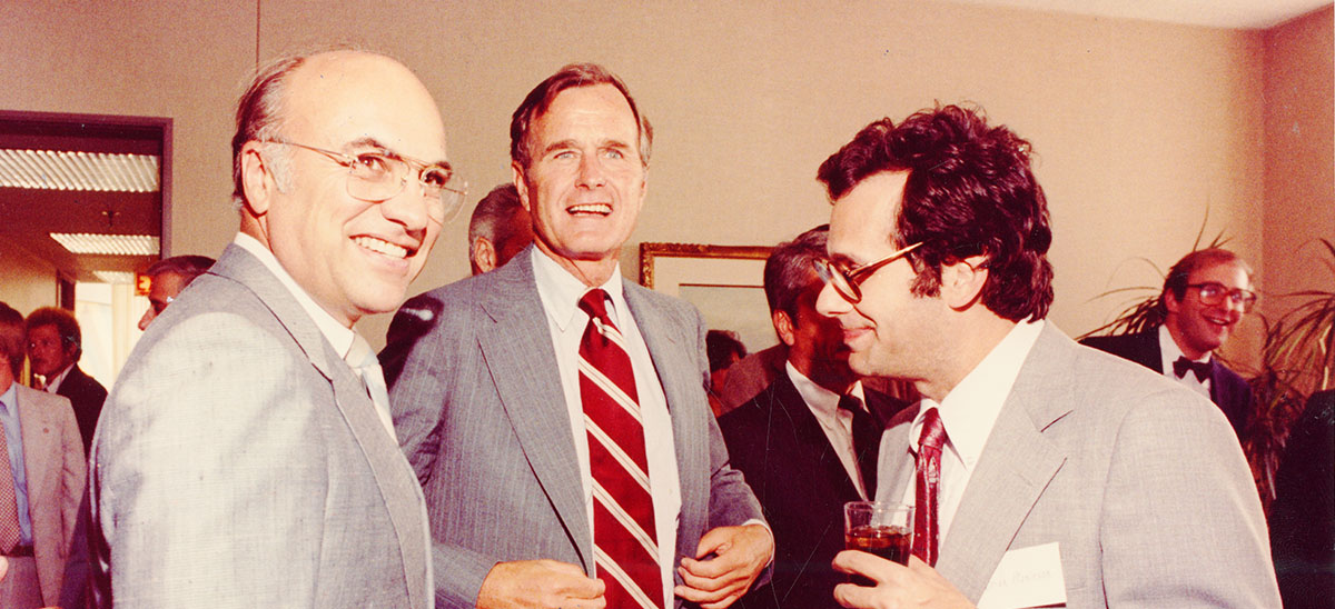 Clayton Yeutter with President George H.W. Bush