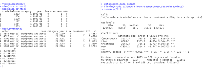 R-Studio data table