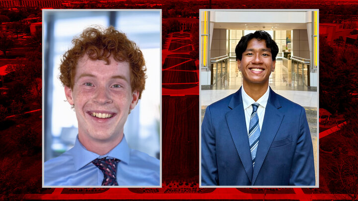 Profile pictures of Lachlan Ritchie (left) and Ethan Zen