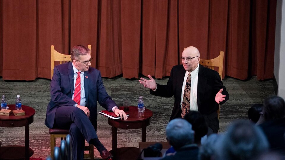 Clayton Yeutter speaking