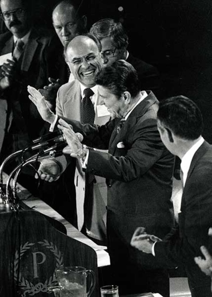 Clayton Yeutter with Gov. Reagan, Clyde Dickey